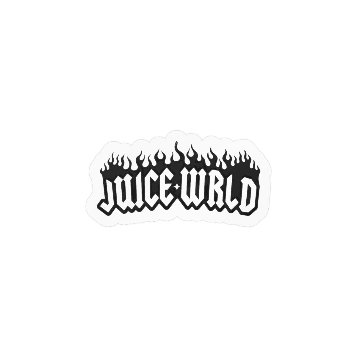 Juice Wrld Icon Bold Rap Vinyl Sticker Decal - Fan Gear Essential - alternate angle 1, merchandise