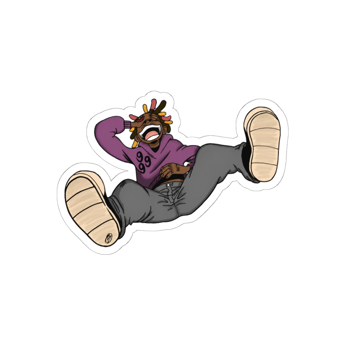 Forlorn Joy Boy Juice Sticker | Funny Melancholy Vinyl Decal