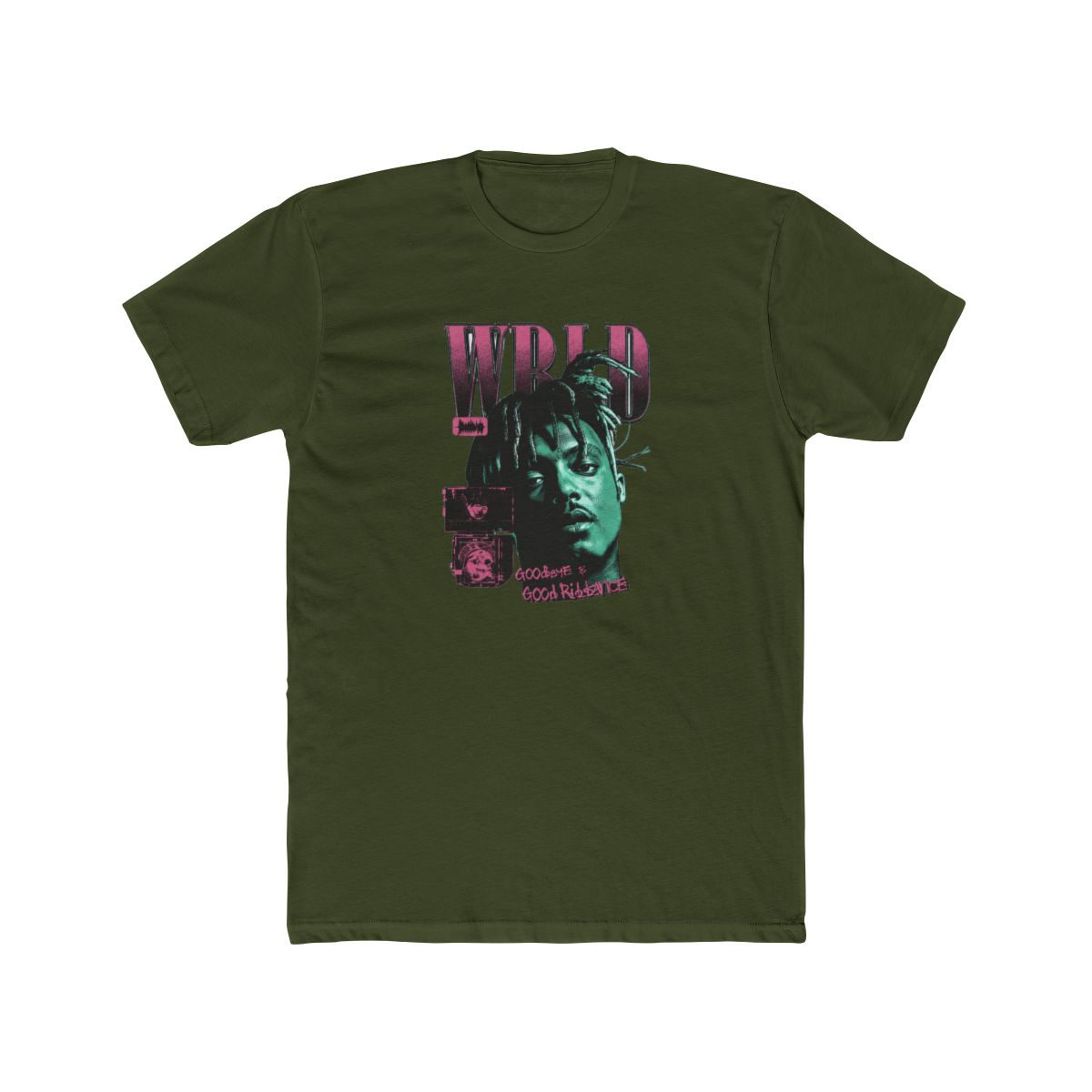 Juice WRLD "WRLD" Unisex Tee - alternate angle 4, merchandise